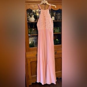JJ’s House Blush Bridesmaid Dress